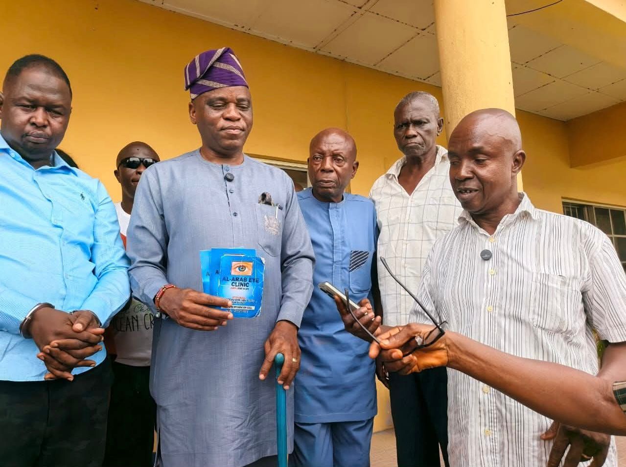 Council Chairman Leads Arrest of Alleged Fake Eye Doctor in Delta